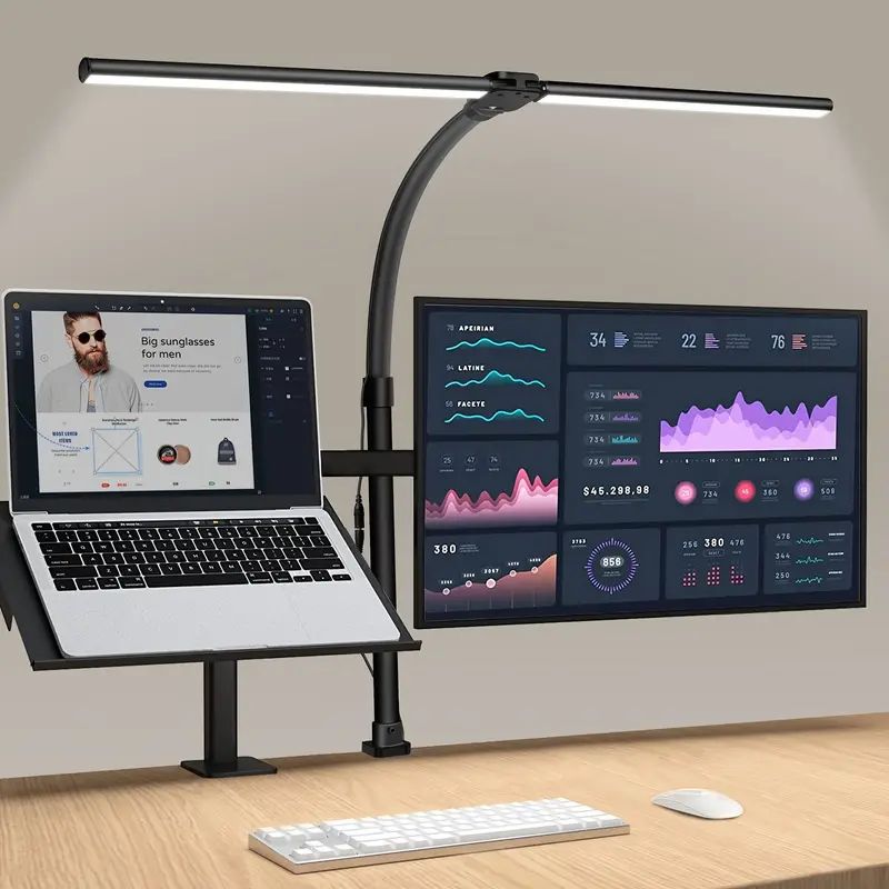 Double-head LED Desk Lamp